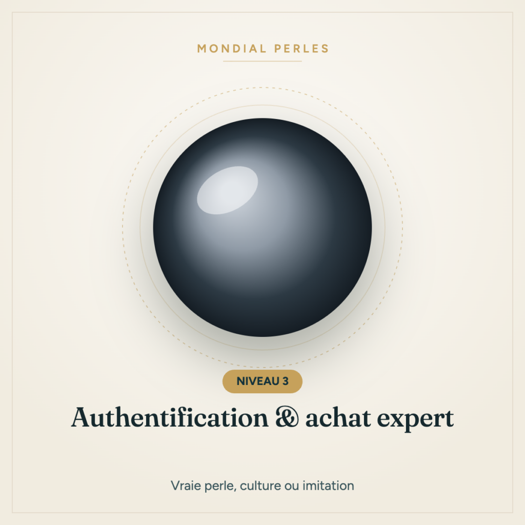 Mondial Perles — Niveau 3 — Authentification & achat expert